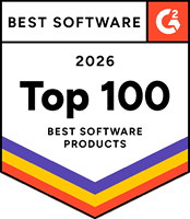 AhaSlides G2 Best Software Products 2026 Top 100 badge
