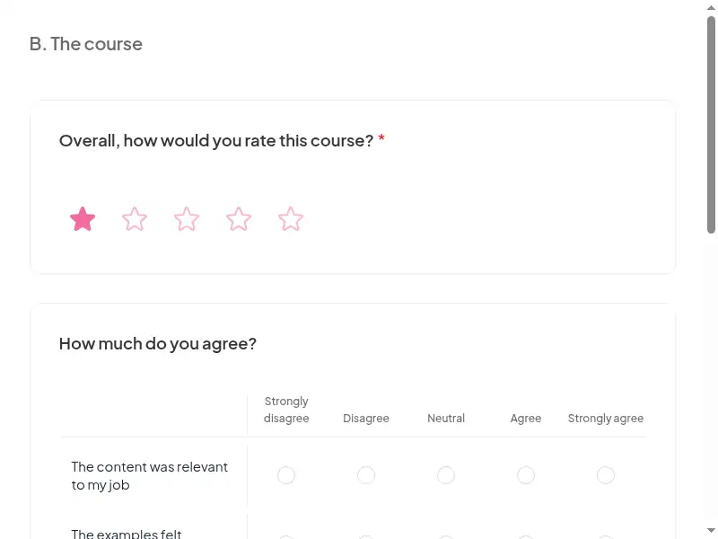 A question from the UK: Bribery act 2010 feedback survey (3 of 3)