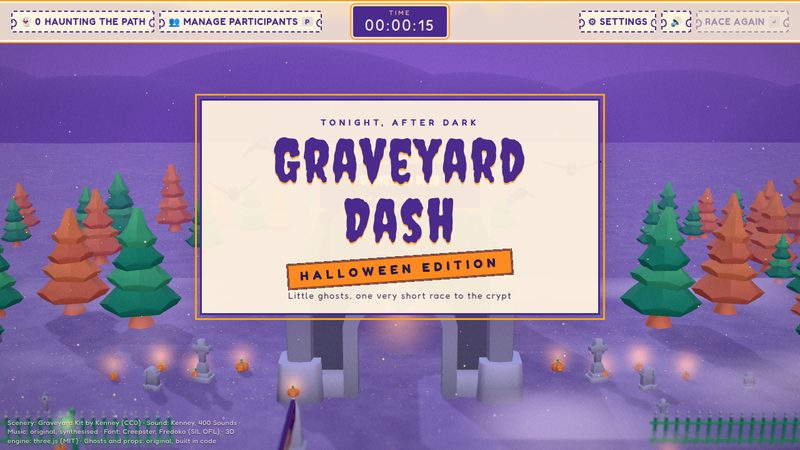 Graveyard Dash game screen
