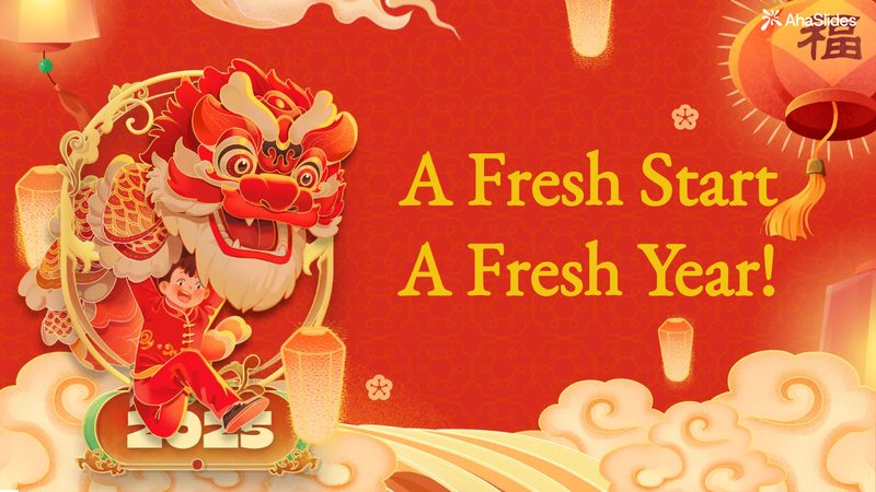 Preview slide from the A Fresh Start, A Fresh Year!