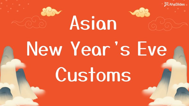 Preview slide from the Asian New Year’s Eve Customs Quiz