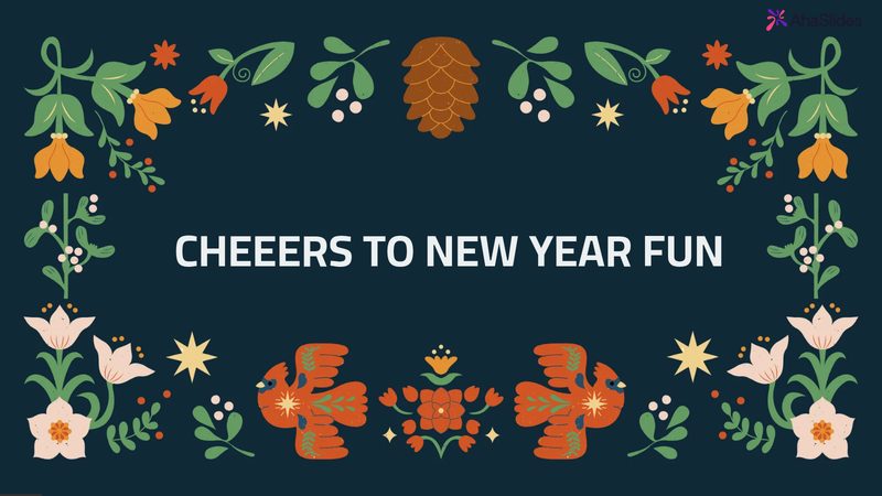 Preview slide from the Cheers to New Year Fun