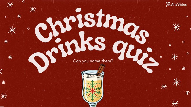 Preview slide from the Christmas Drinks Quiz: Can you name them?