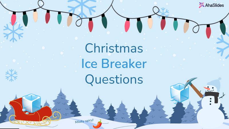 Preview slide from the Christmas Ice Breaker Questions
