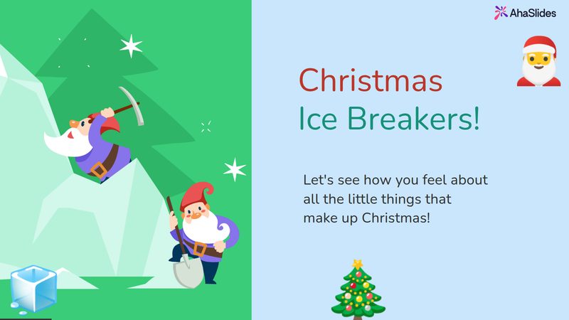 Preview slide from the Christmas Ice Breakers for Kids