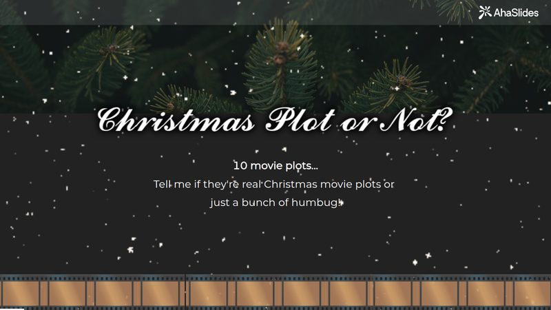 Preview slide from the Christmas plot or not?