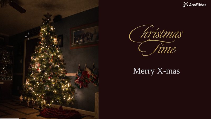 Preview slide from the Merry Christmas - Songs&Films Quiz