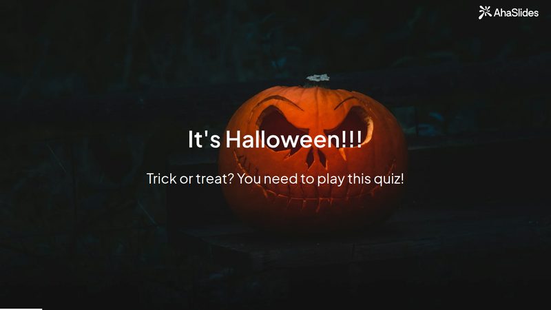 Preview slide from the Spooktober 2025 Quiz