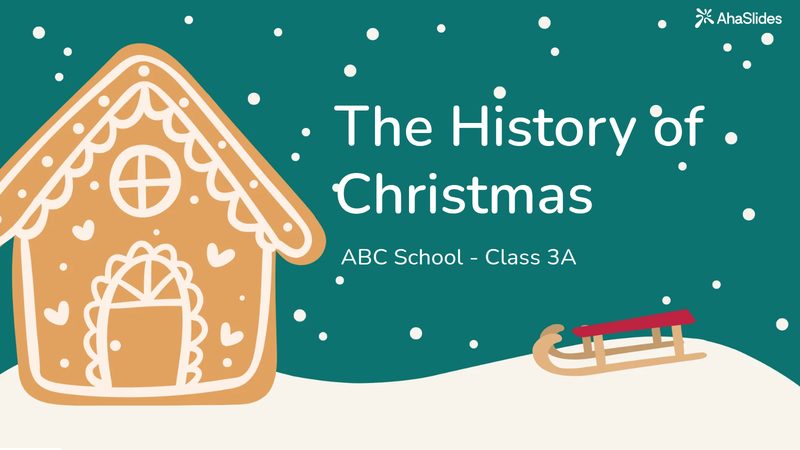 Preview slide from the The History of Christmas