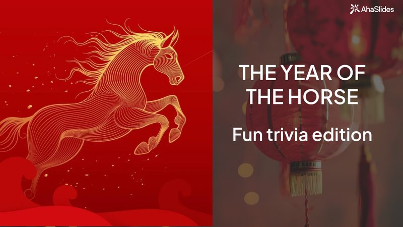 Preview slide from the The year of the Horse: Fun trivia edition