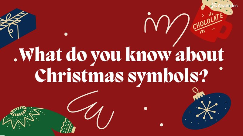 Preview slide from the What do you know about Christmas symbols?