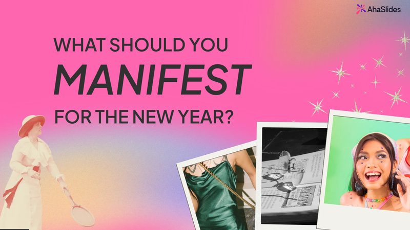 Preview slide from the What should you manifest for the new year?