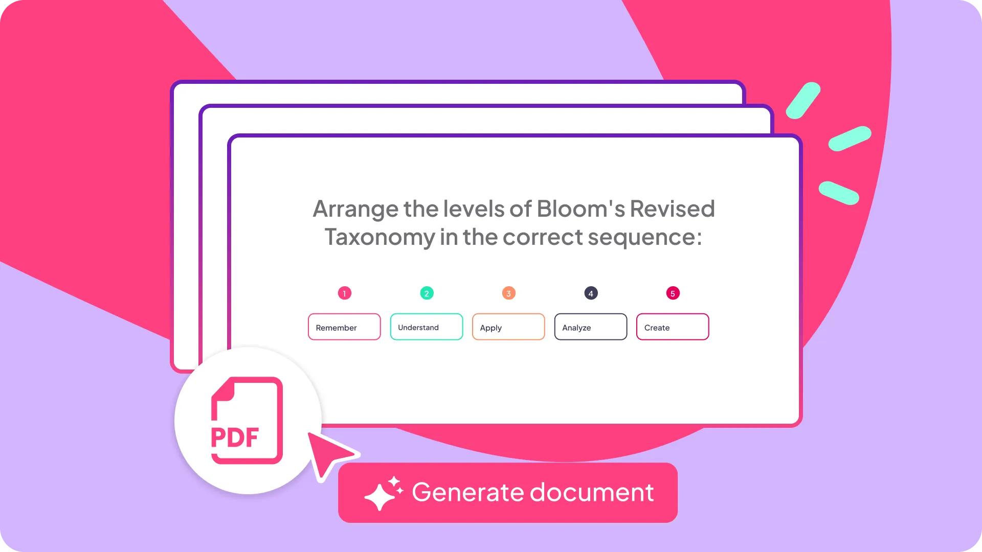 pdf uploaden naar quiz