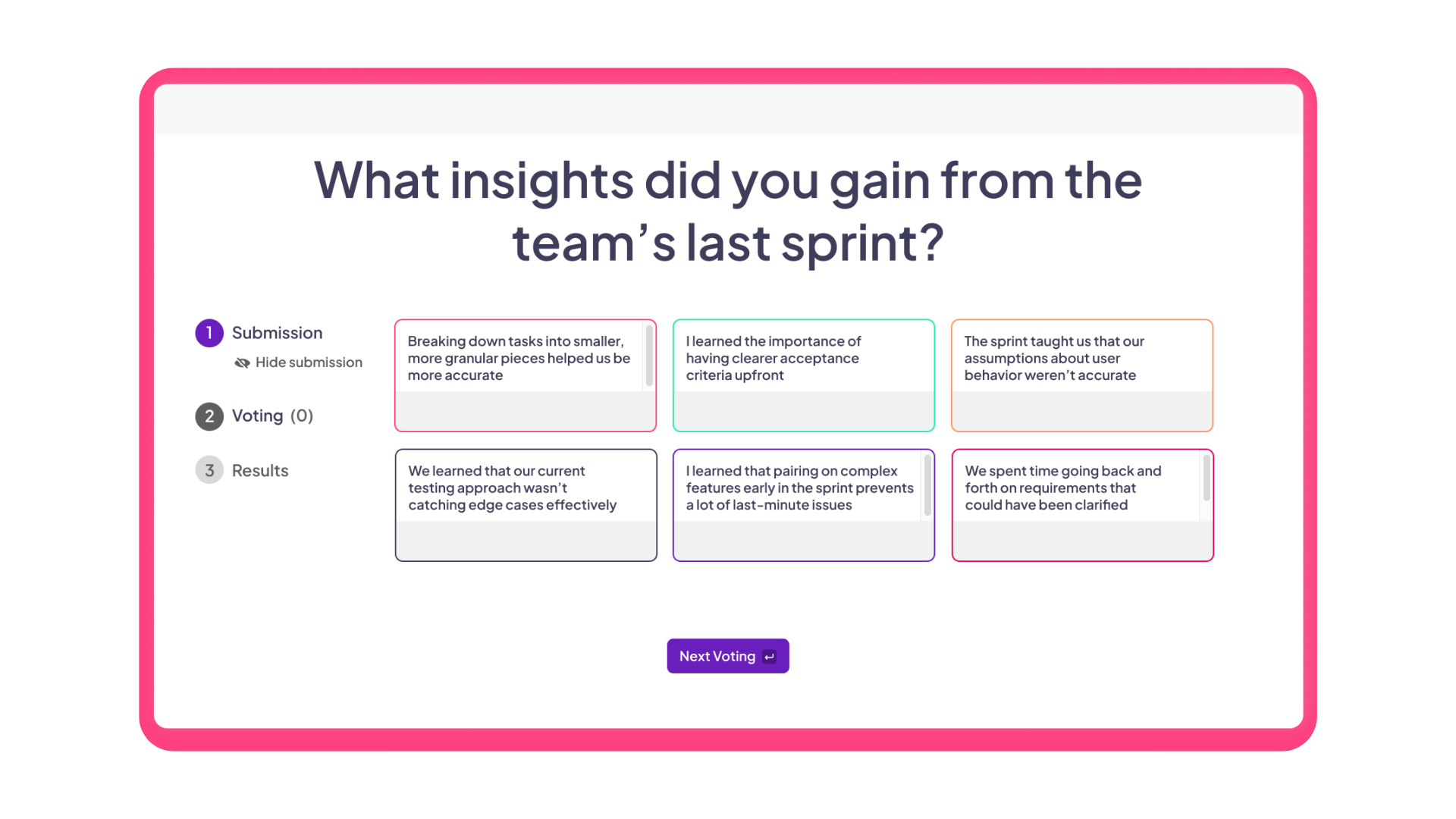 Một buổi động não do AhaSlides tổ chức.