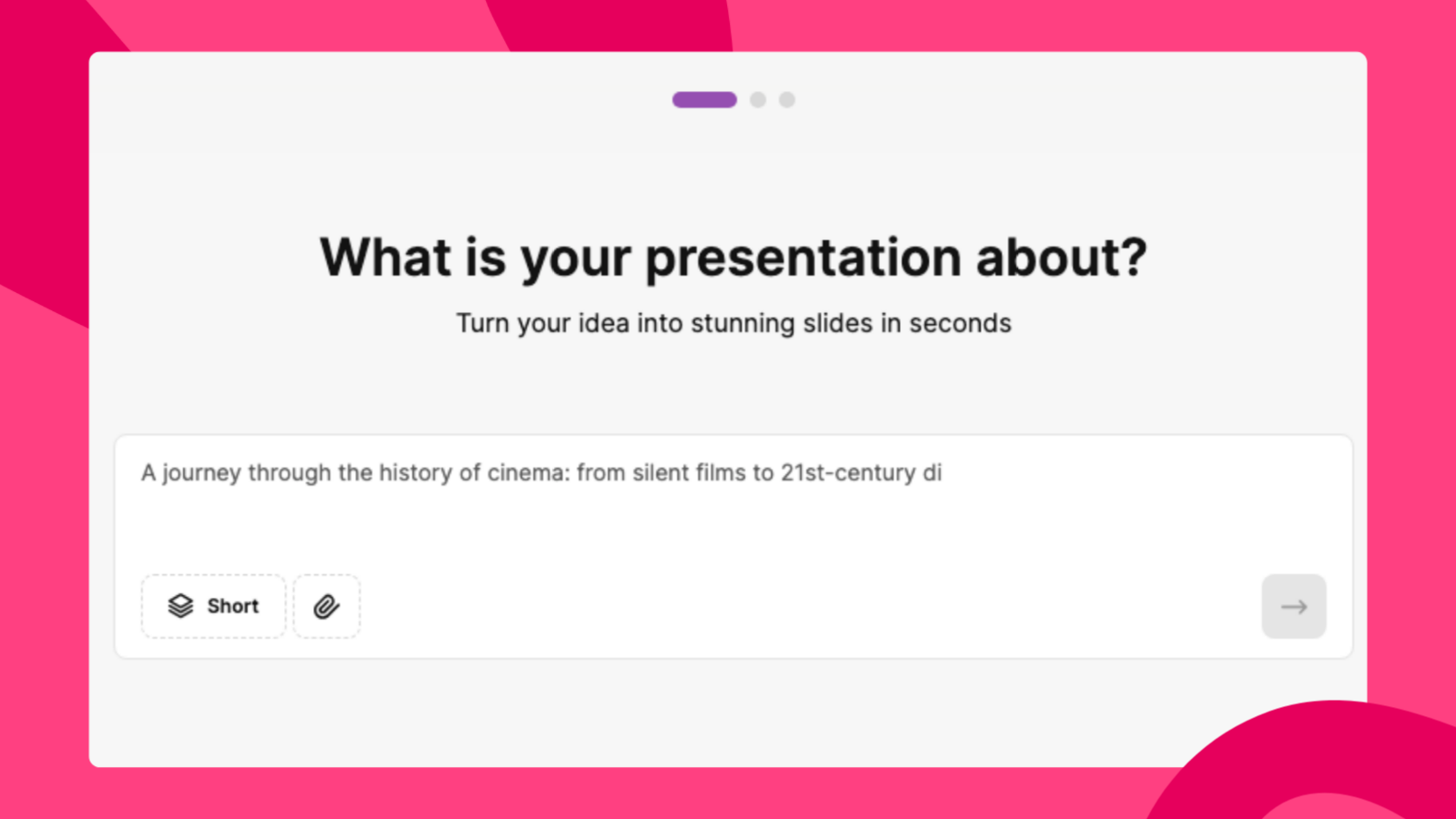 เครื่องมือ AI Slidesgo สำหรับ PowerPoint