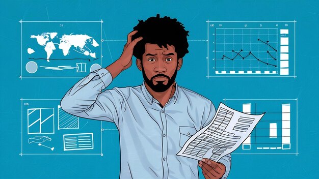 被数据图表搞糊涂的人