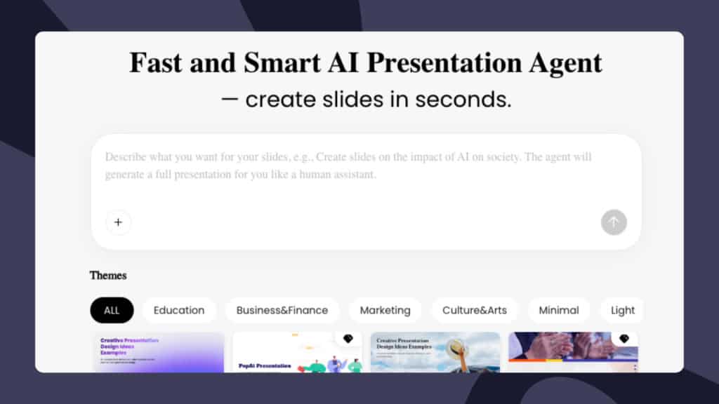 free ai presentation makers - Pop.ai