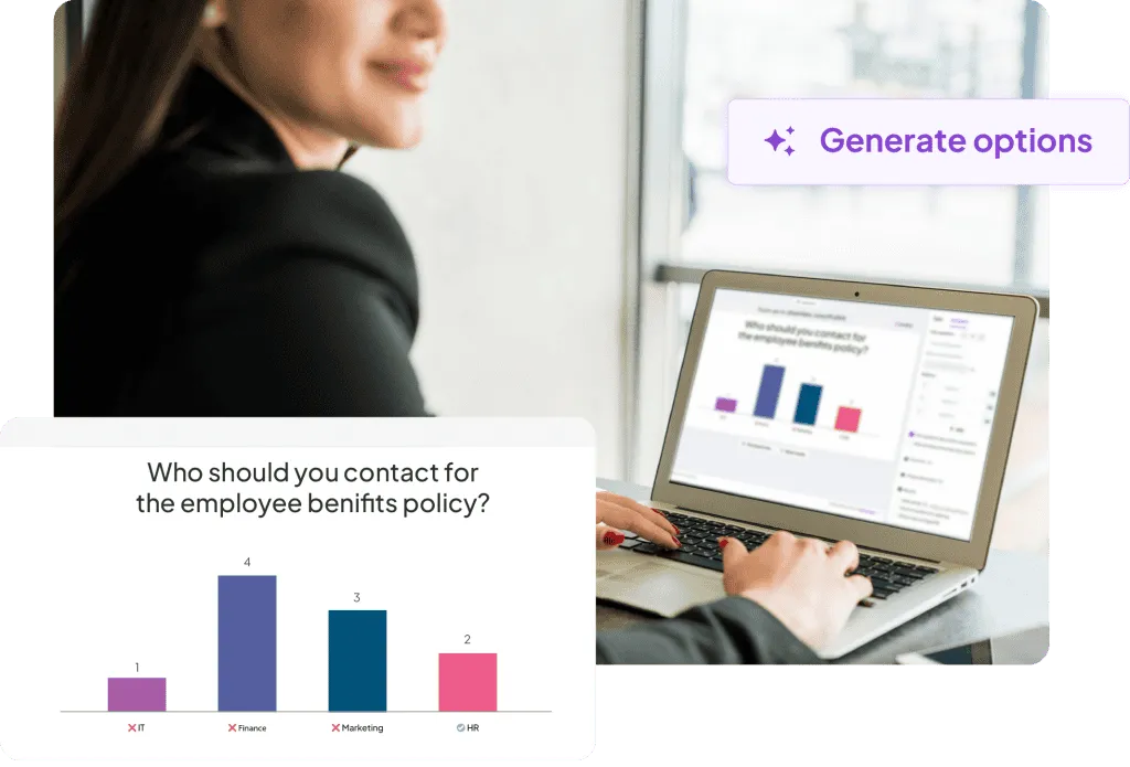 Creador de encuestas en línea AhaSlides