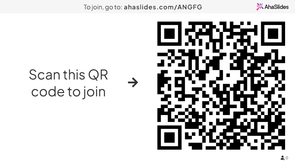 Código QR ahaslides