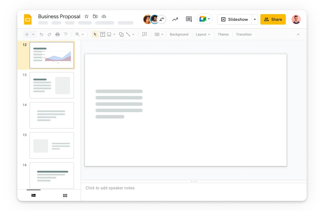 Google Slides - isang interactive na tagagawa ng slideshow