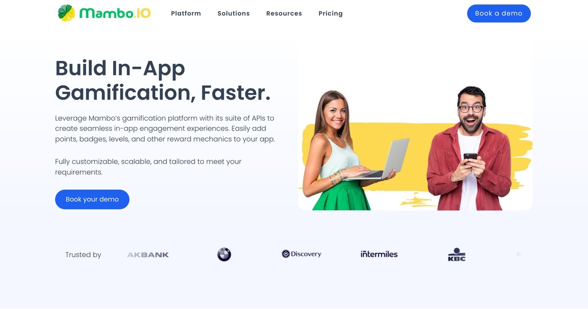 Mambo.IO gamification API and engagement platform for enterprise