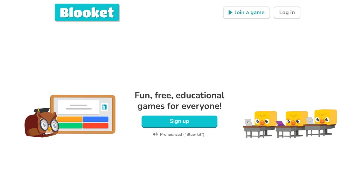 Blooket K-12 game platform with multiple game mode options