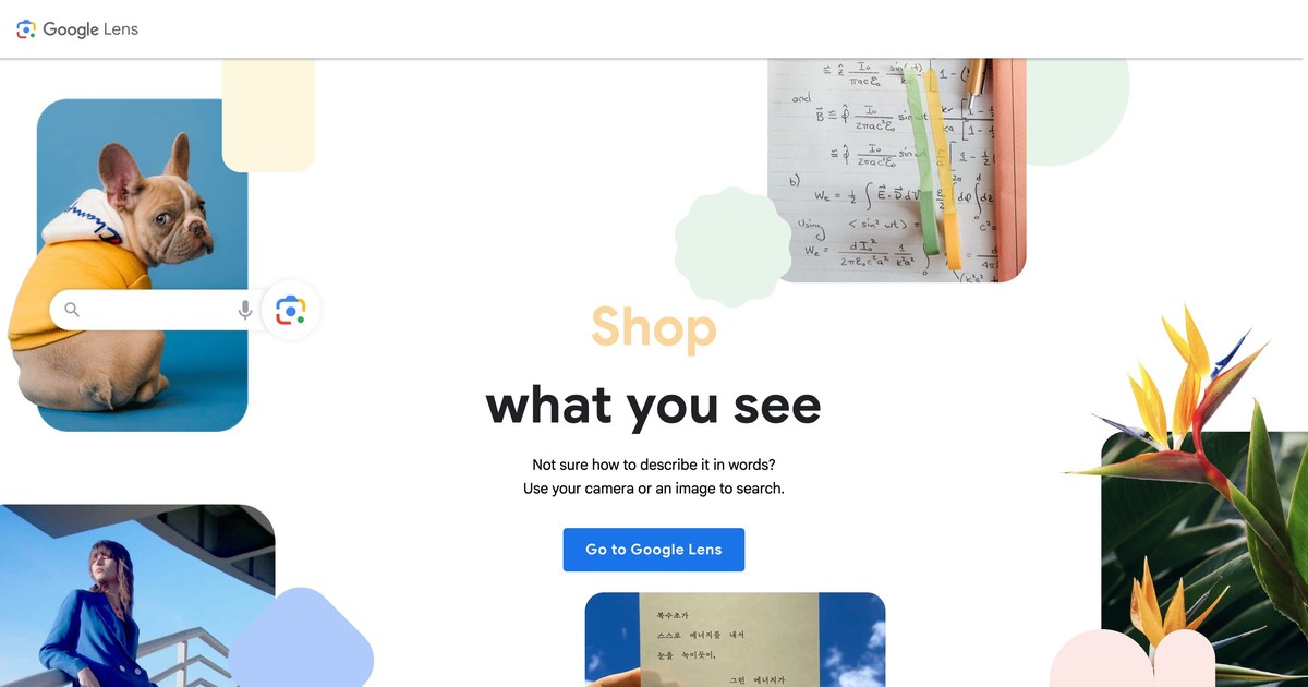 Google Lens digitālās klases rīks