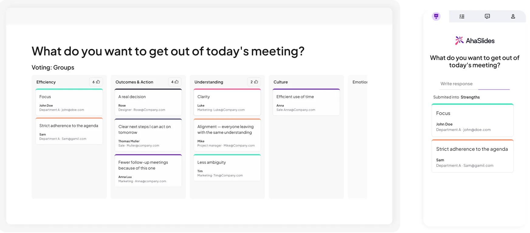 O imagine de tip nor de cuvinte într-o prezentare interactivă AhaSlides