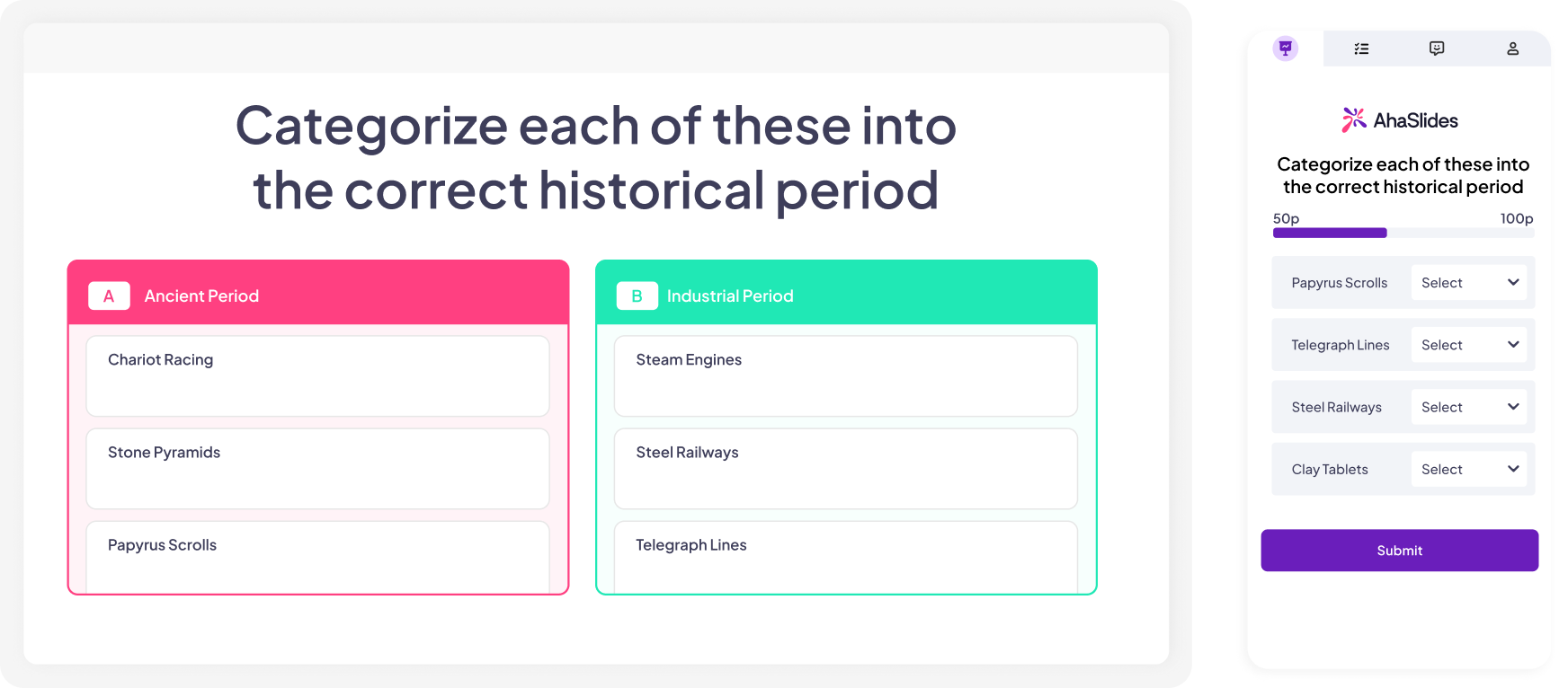 Krótki quiz z odpowiedziami na AhaSlides