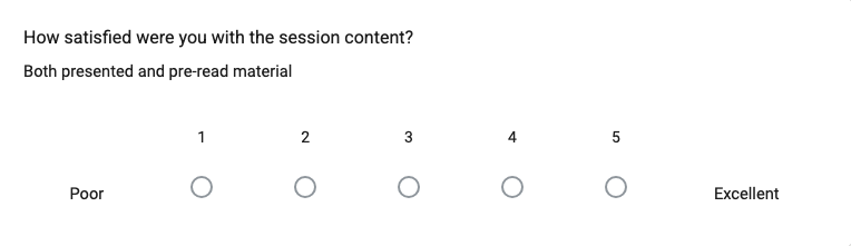 Likert-asteikon 5 pisteen esimerkki