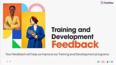 Antarmuka pembuat presentasi AI AhaSlides