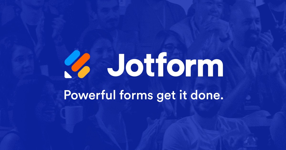 Logo et slogan de JotForm&nbsp;: des formulaires performants pour atteindre vos objectifs.