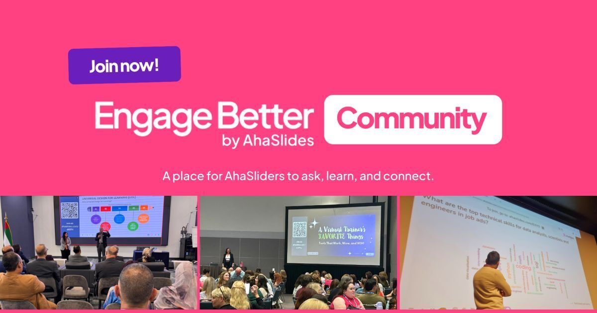 AhaSlides AI presentation maker interface
