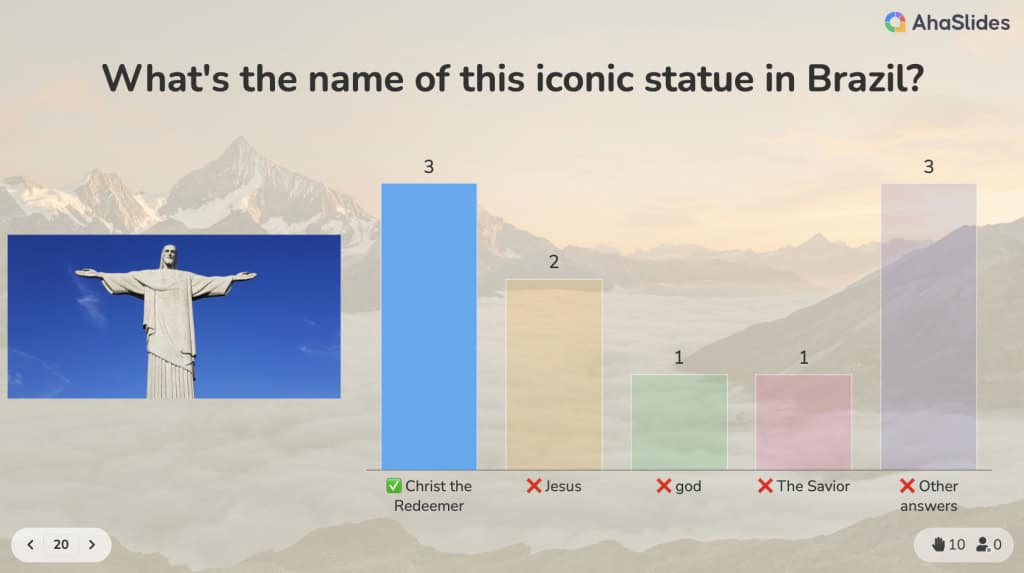 a general knowledge template from ahaslides