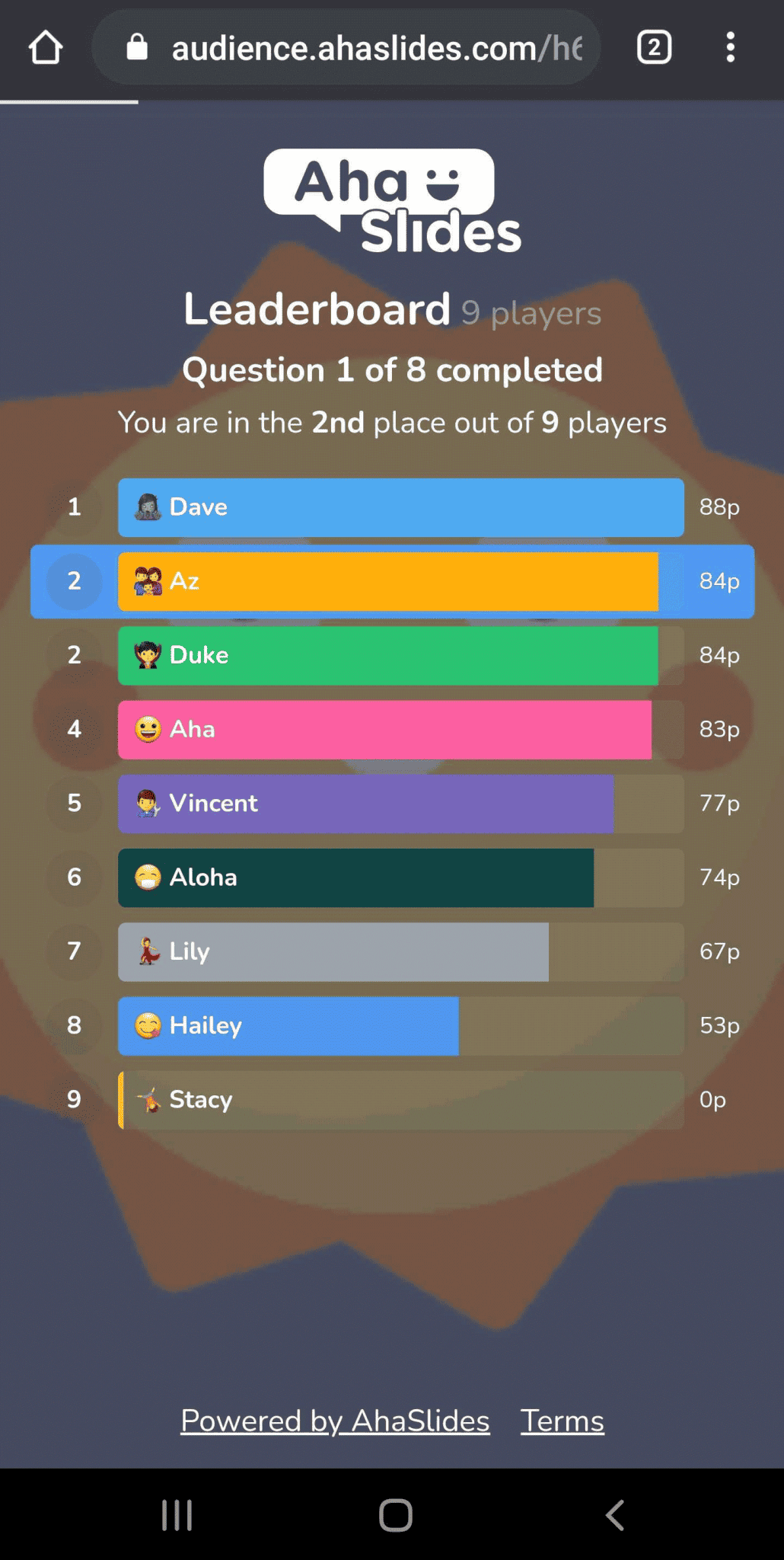 Improvements to Quiz Features AhaSlides