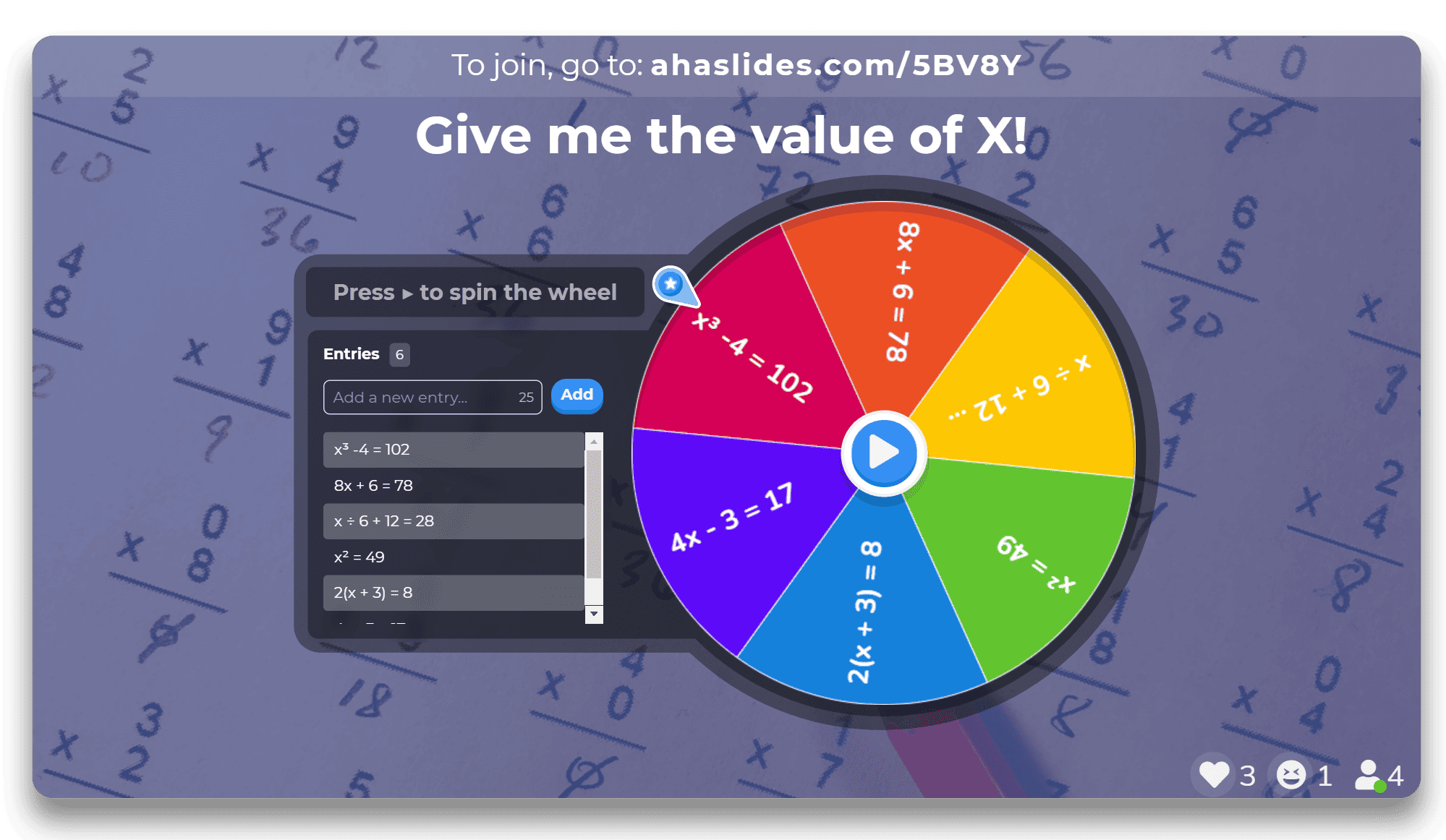 customising the spinner wheel