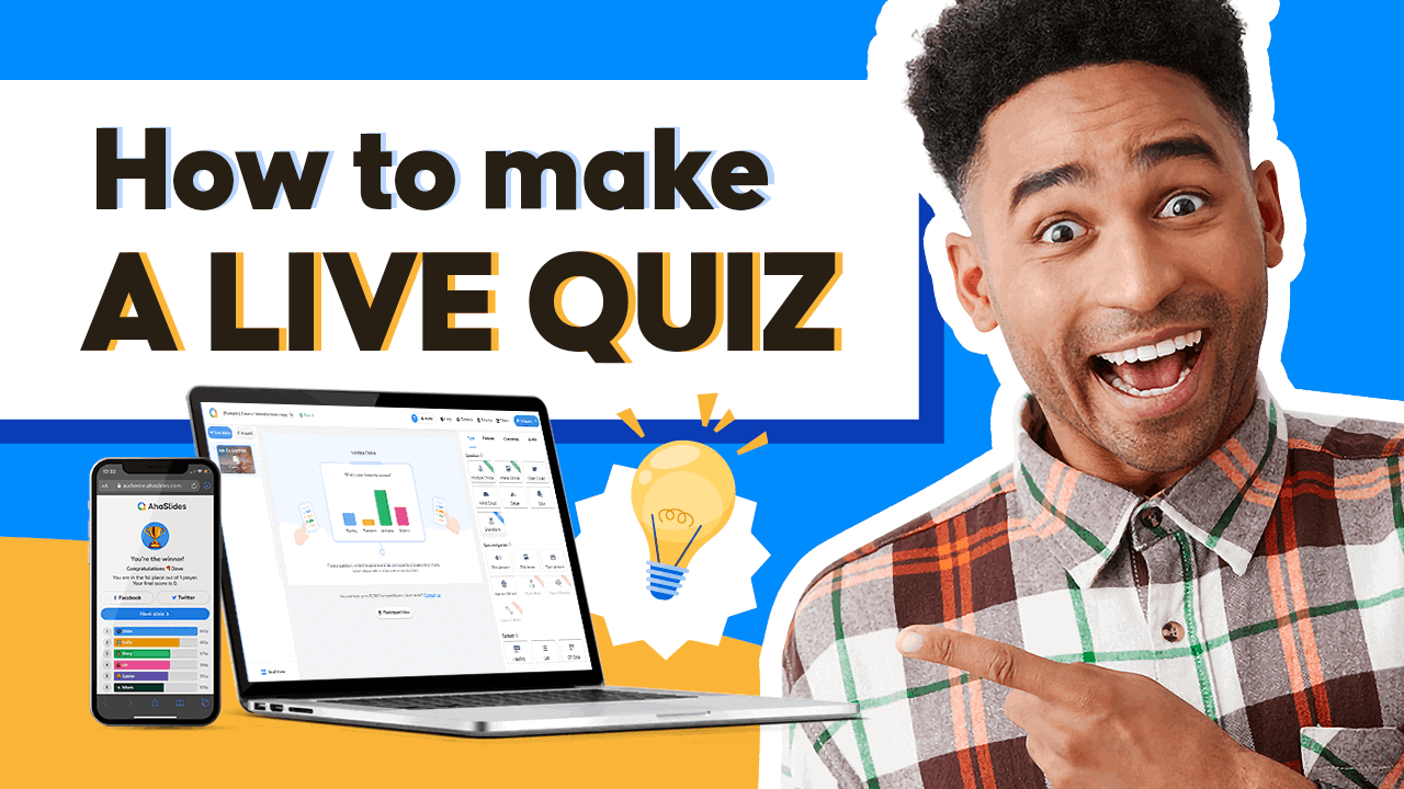 How to make a live quiz with AhaSlides