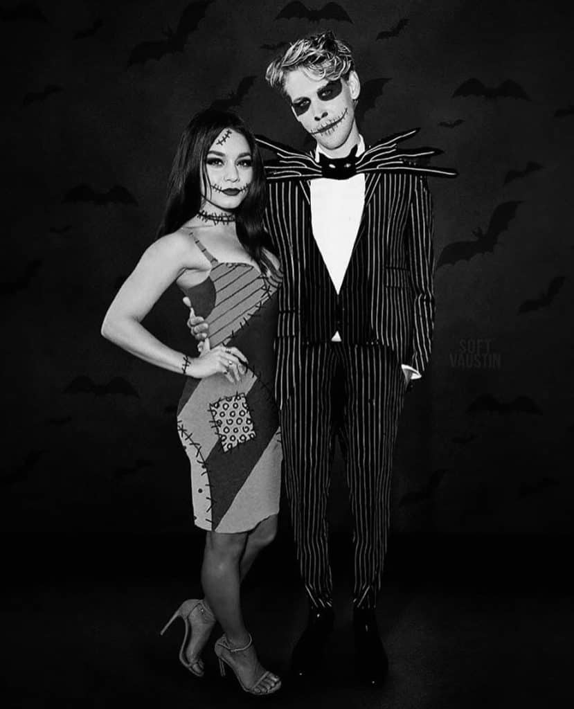 Vanessa Hudgens & Austin Butler as Tim Burton characters.