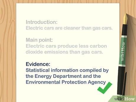 Illustration of a paper with evidence and a tick on it