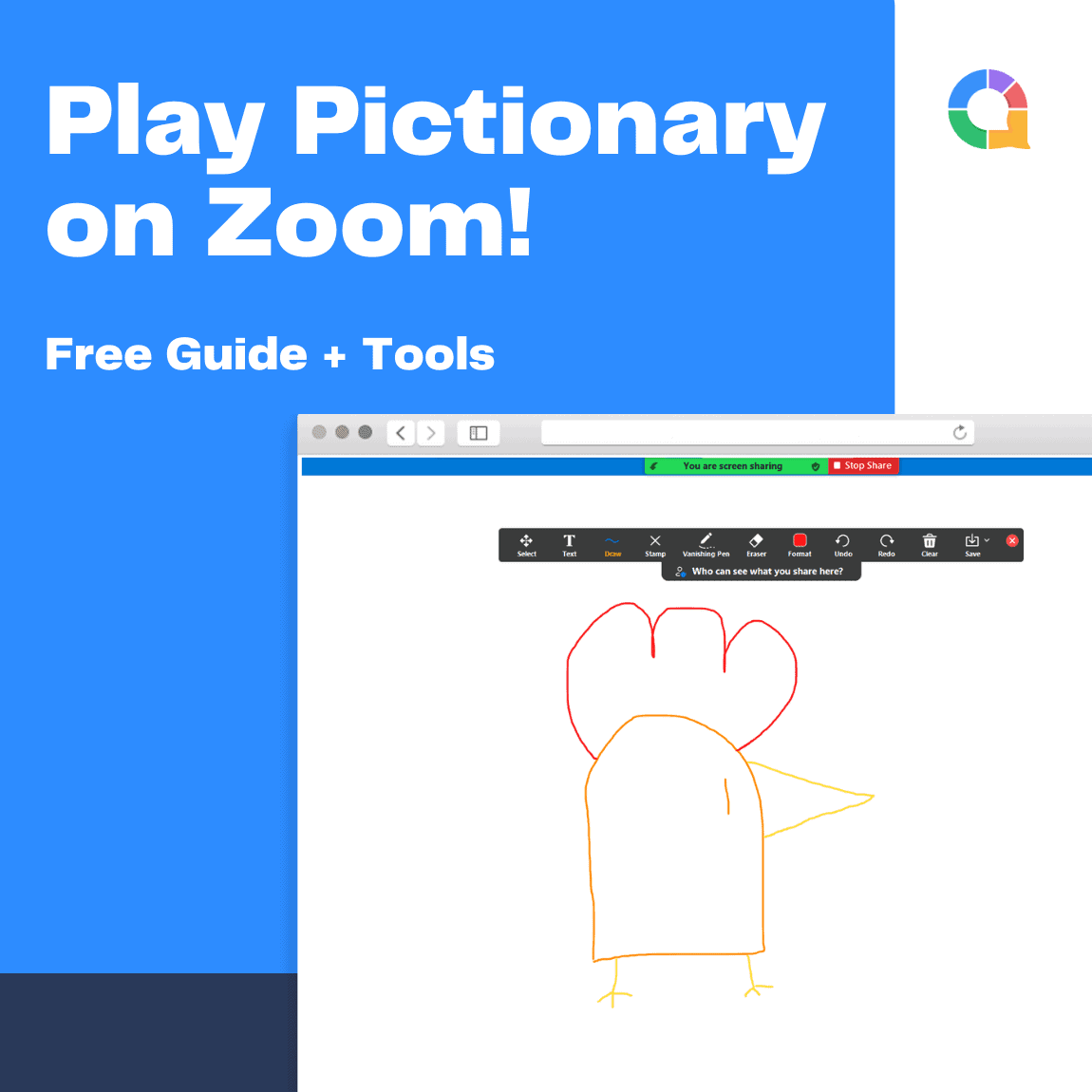 Как играть в Pictionary на Zoom в 2022 году | АгаСлайды