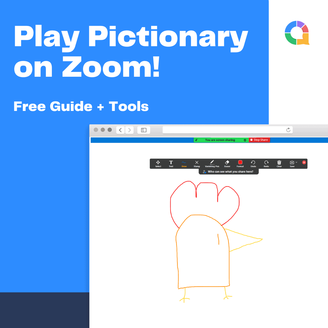 Hur man spelar Pictionary on Zoom 2024 (Guide + Gratis verktyg!)