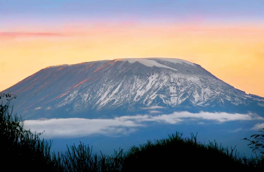 A picture of Mount Kilimanjaro.