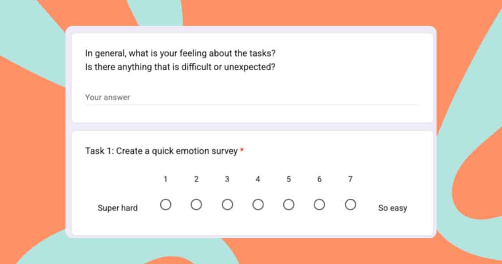 google forms survey