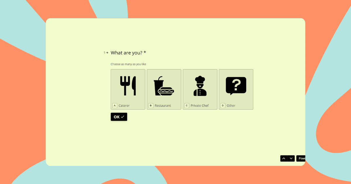 the typeform survey builder