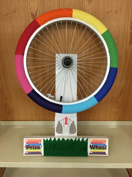 how to make a wheel of fortune spinner