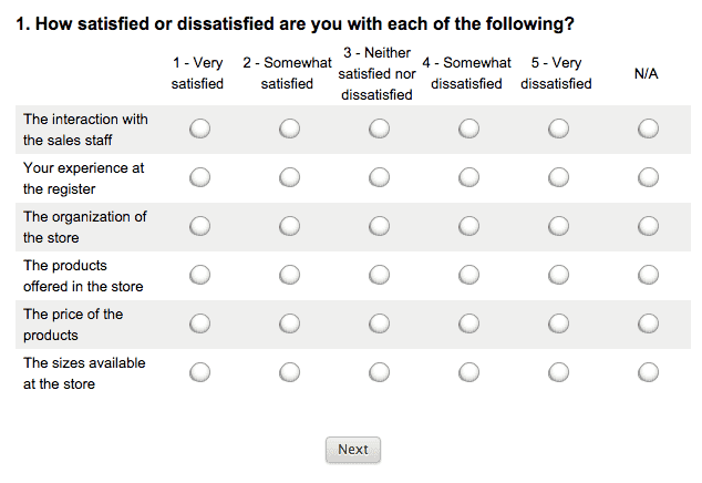 multiple choice research questions examples