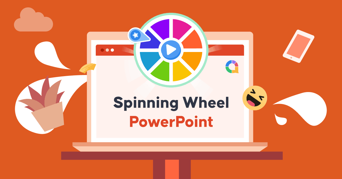 2024-cü ilin ən yaxşı təqdimatı üçün Spinning Wheel PowerPoint