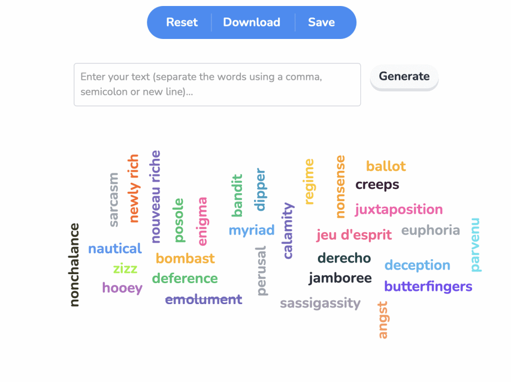 random English words