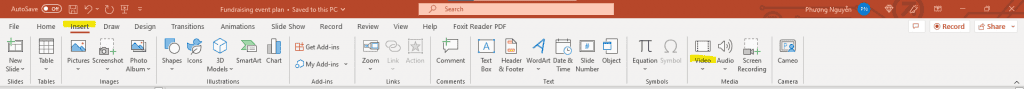 how to add video in powerpoint