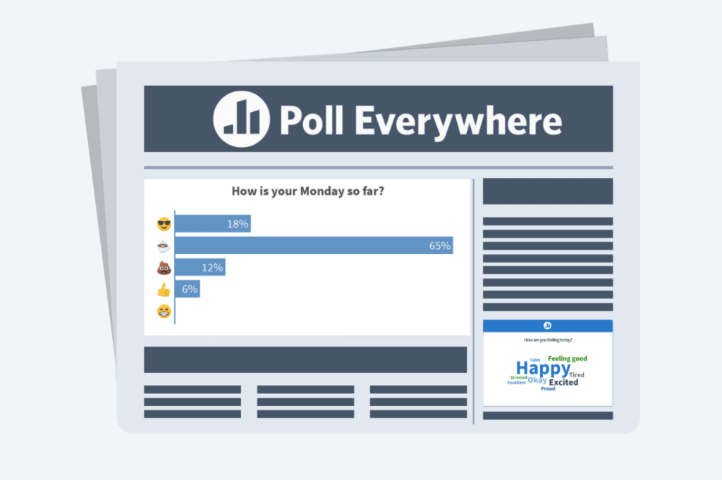 Poll Everywhere es ideal entre las alternativas de Quizizz.